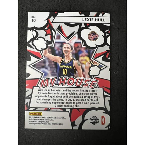 Lexie Hull - 2025 Donruss WNBA - MY HOUSE PRESS PROOF - Purple - Picture 2 of 2